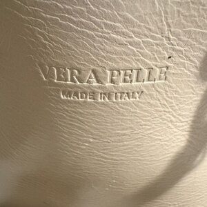 Vera Pelle Italian Leather in Soft Cream